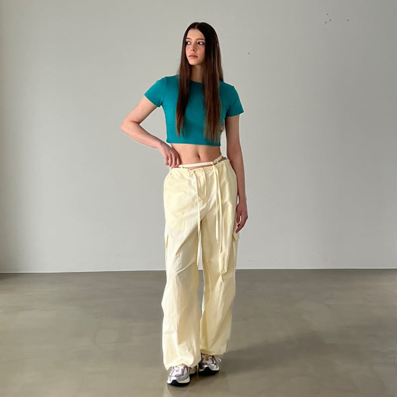 Another Avenue - Korean Women Fashion - #thelittlethings - Maron Rib Crop Tee - 7