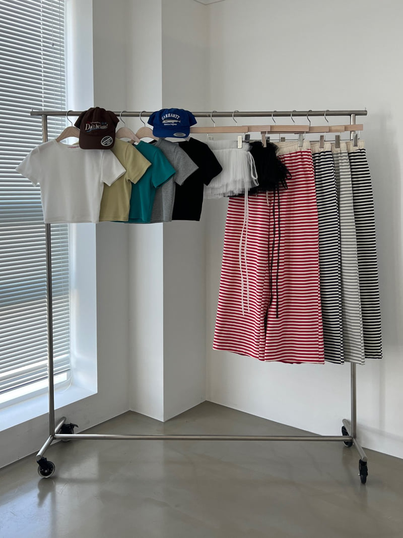 Another Avenue - Korean Women Fashion - #womensfashion - Stripe Button Pants - 10