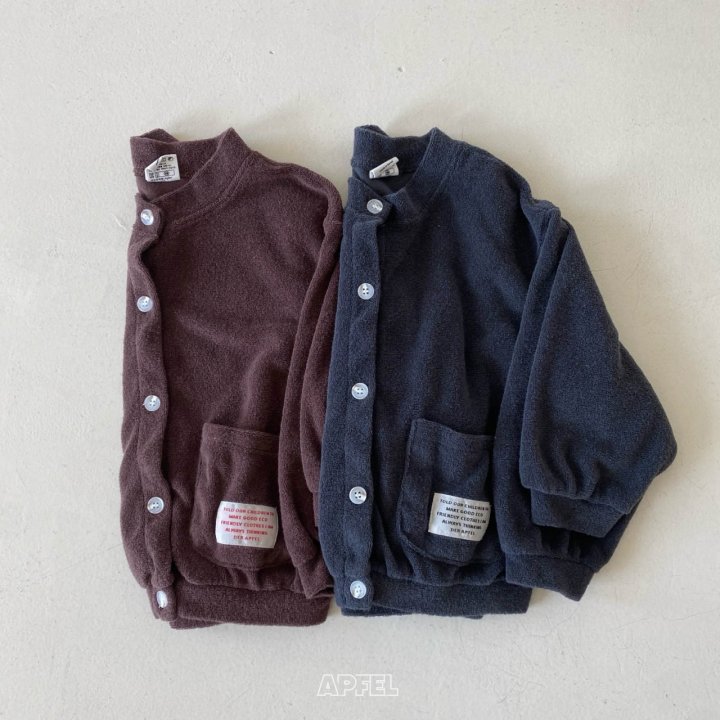 Apfel - Korean Children Fashion - #designkidswear - Chocolate Melo Cardigan - 12