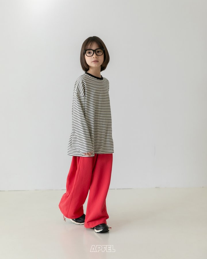 Apfel - Korean Children Fashion - #fashionkids - Bjanko Stripe Tee - 9