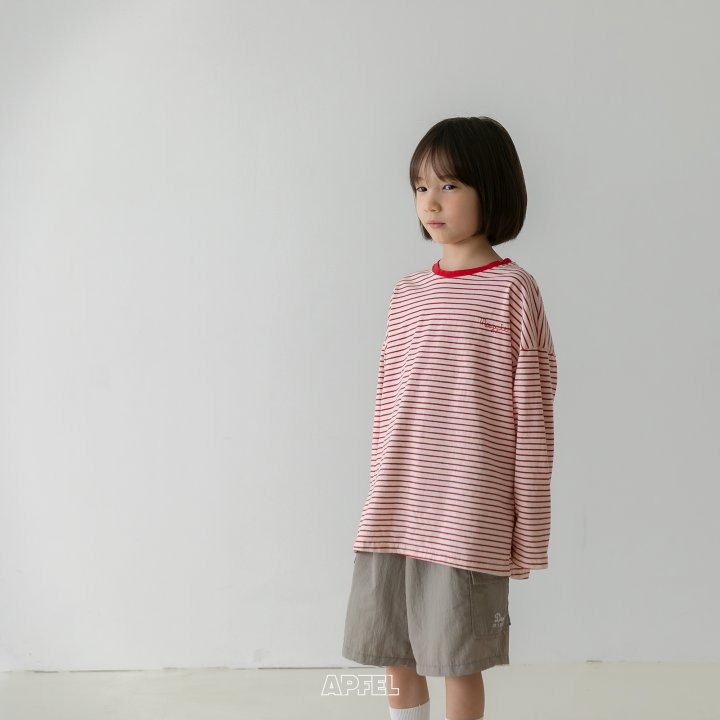 Apfel - Korean Children Fashion - #kidzfashiontrend - Bjanko Stripe Tee - 12