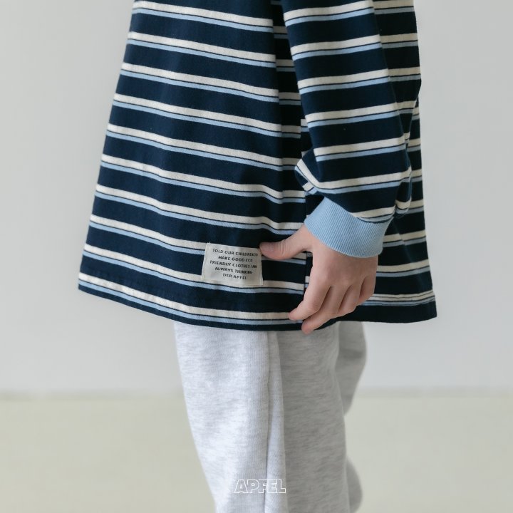 Apfel - Korean Children Fashion - #kidzfashiontrend - Encho Stripe Tee - 6