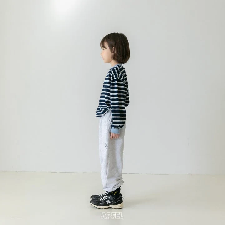 Apfel - Korean Children Fashion - #littlefashionista - Encho Stripe Tee - 8