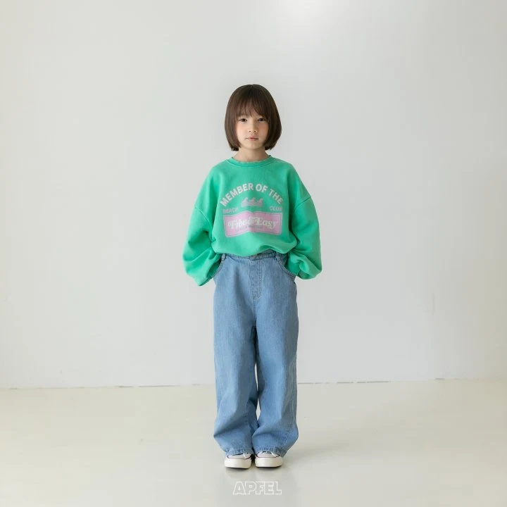 Apfel - Korean Children Fashion - #littlefashionista - Moland Denim Pants - 4