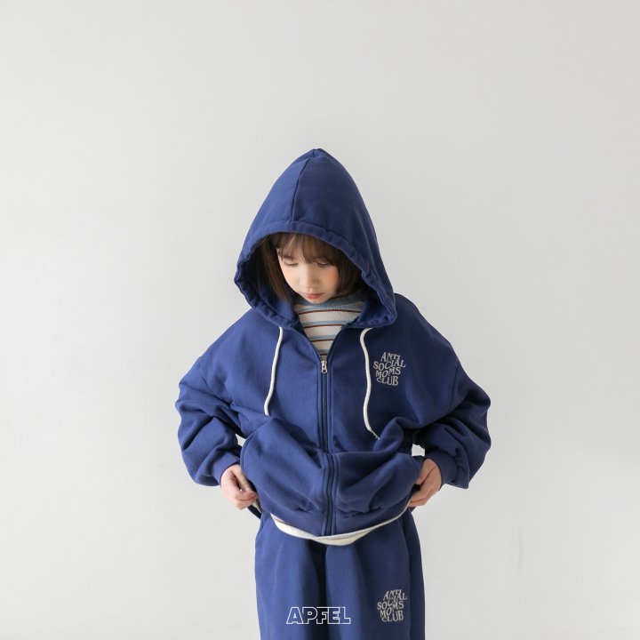 Apfel - Korean Children Fashion - #toddlerclothing - Yogurt Hood Zip-up Jacket - 11