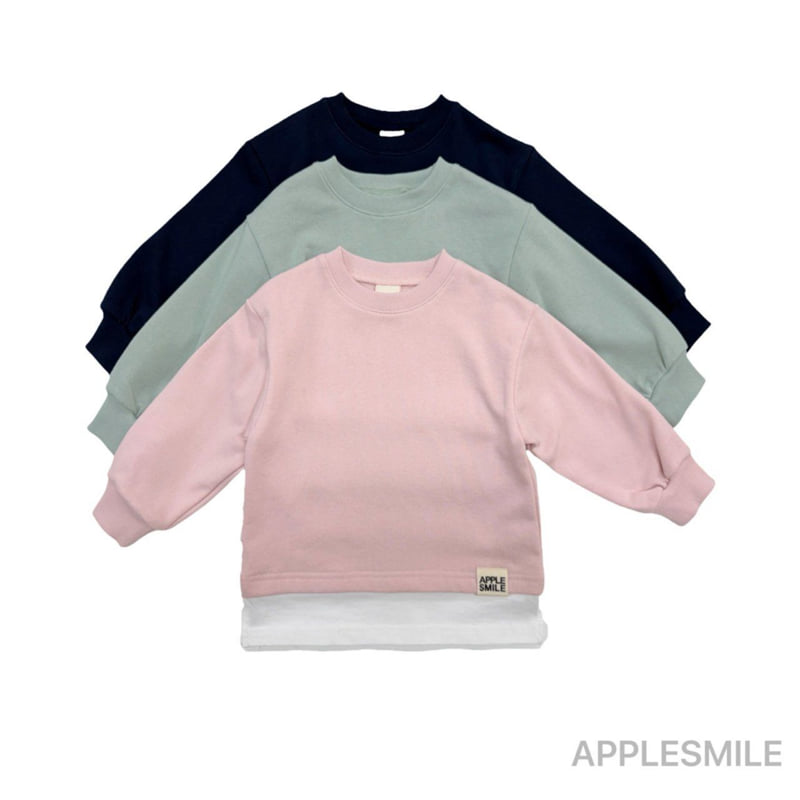 Apple Smile - Korean Children Fashion - #Kfashion4kids - French Sweatshirts
