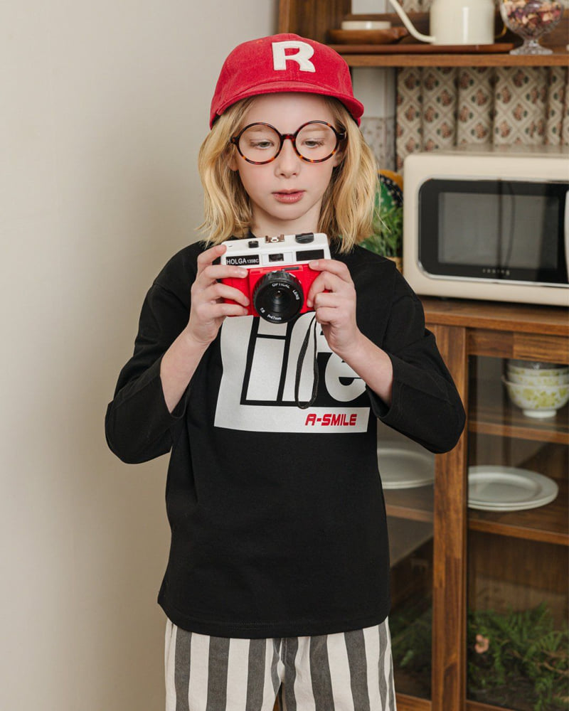 Apple Smile - Korean Children Fashion - #fashionkids - Life Tee - 7