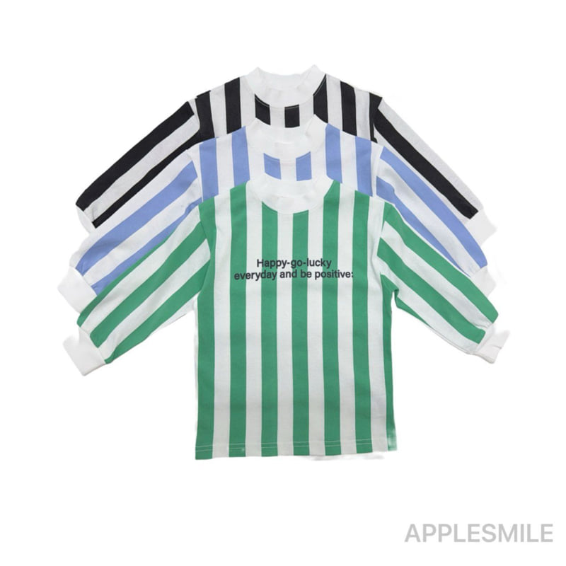 Apple Smile - Korean Children Fashion - #fashionkids - Finger ST Tee