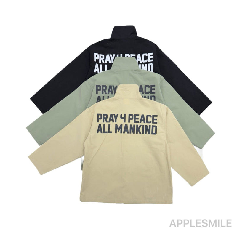 Apple Smile - Korean Children Fashion - #kidsstore - NX Jacket