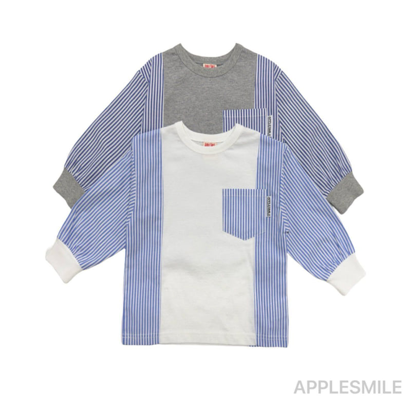 Apple Smile - Korean Children Fashion - #kidsstore - Urban Tee