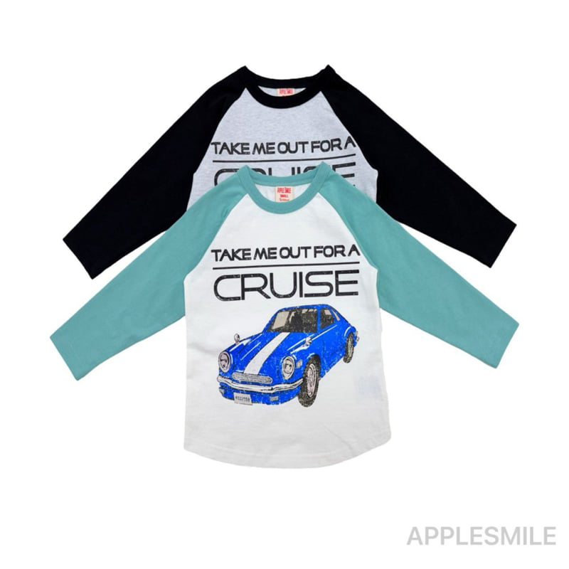 Apple Smile - Korean Children Fashion - #prettylittlegirls - Cruise Tee - 12