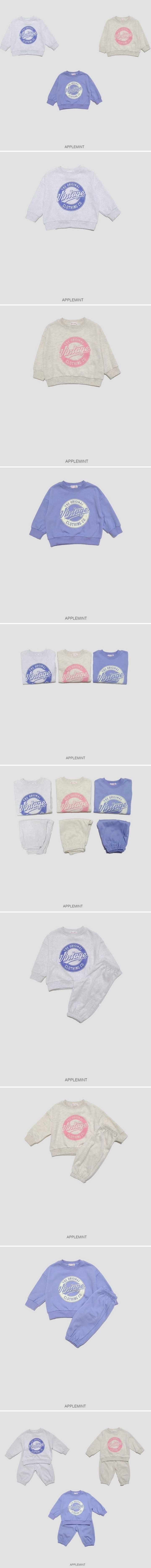 Applemint - Korean Children Fashion - #kidsstore - Vintage Sweatshirts