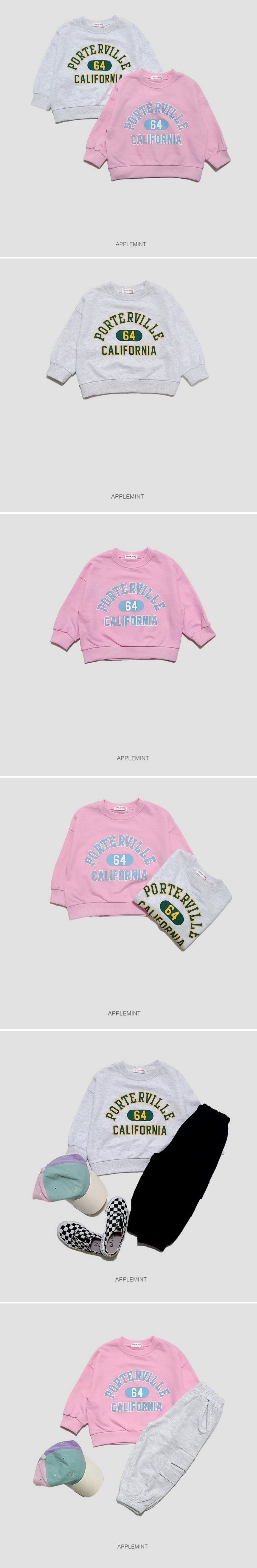 Applemint - Korean Children Fashion - #todddlerfashion - Portville Sweatshirts (Junior)