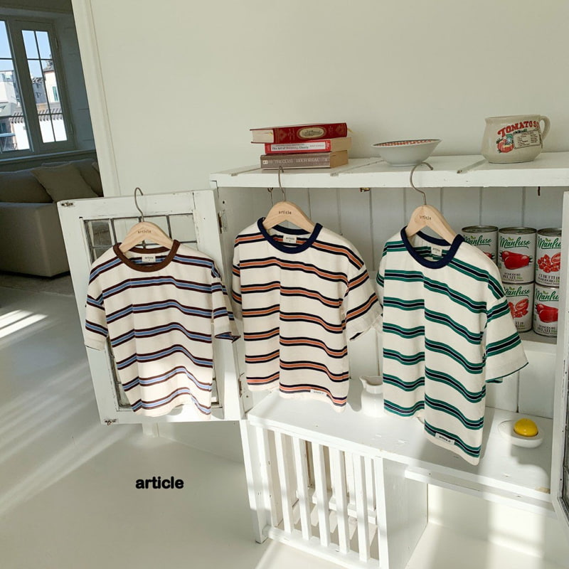 Article - Korean Children Fashion - #discoveringself - Stripe Tee