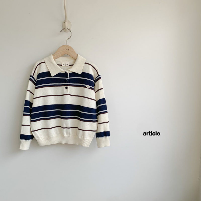 Article - Korean Children Fashion - #kidsshorts - Well Collar Knit - 2