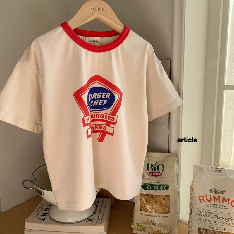 Article - Korean Children Fashion - #kidsshorts - Burger Tee - 5