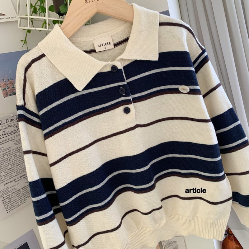 Article - Korean Children Fashion - #kidsstore - Well Collar Knit - 4