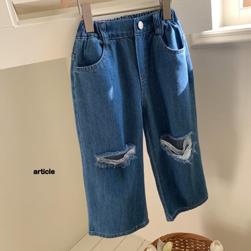 Article - Korean Children Fashion - #magicofchildhood - Destroy Pants - 6
