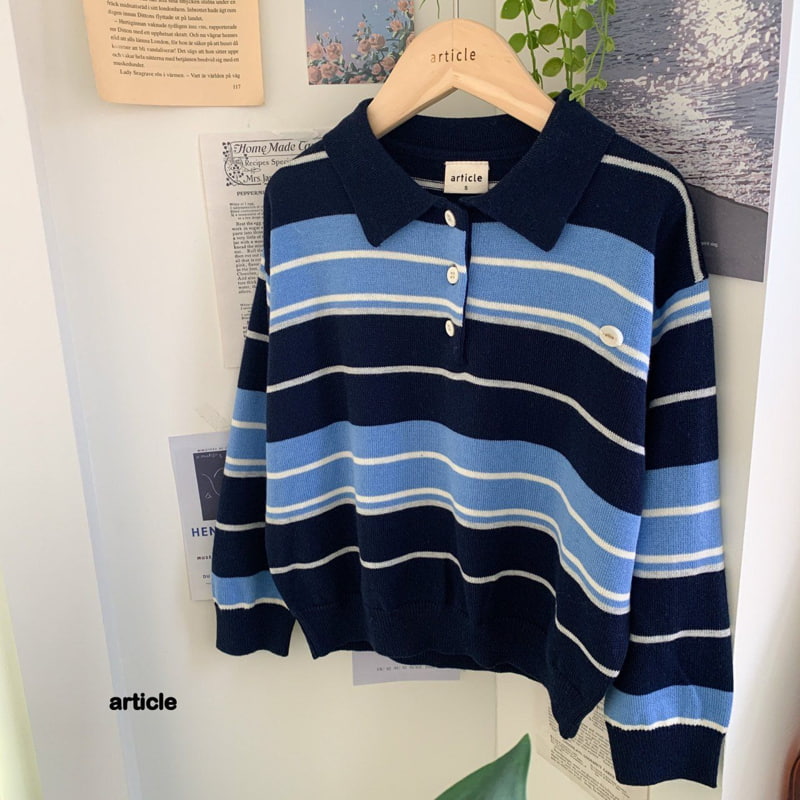 Article - Korean Children Fashion - #minifashionista - Well Collar Knit - 8