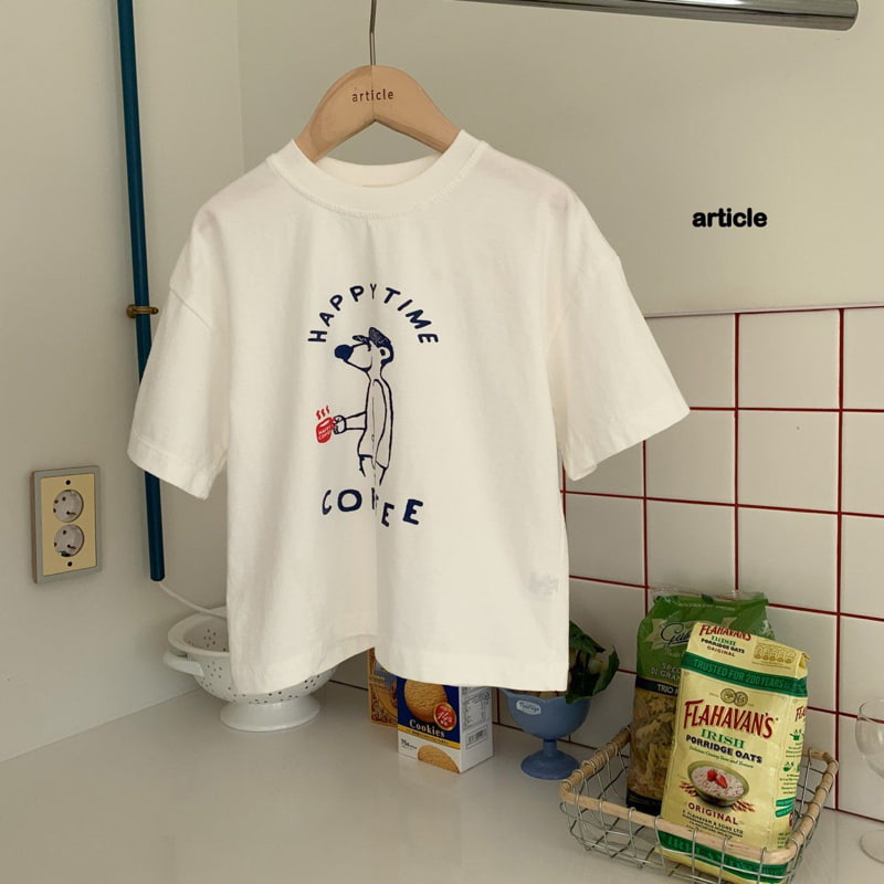 Article - Korean Children Fashion - #minifashionista - Happy Time Tee - 6