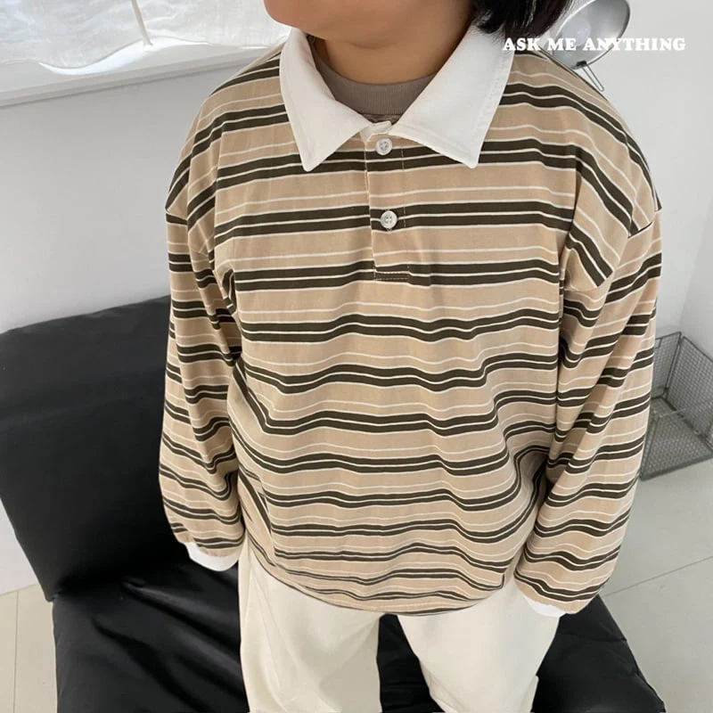 Ask Me Anything - Korean Children Fashion - #Kfashion4kids - Mood Collar Tee - 7