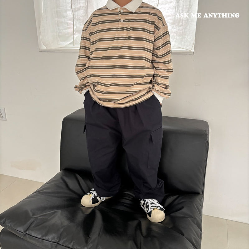 Ask Me Anything - Korean Children Fashion - #Kfashion4kids - Solid Cargo Pants - 8
