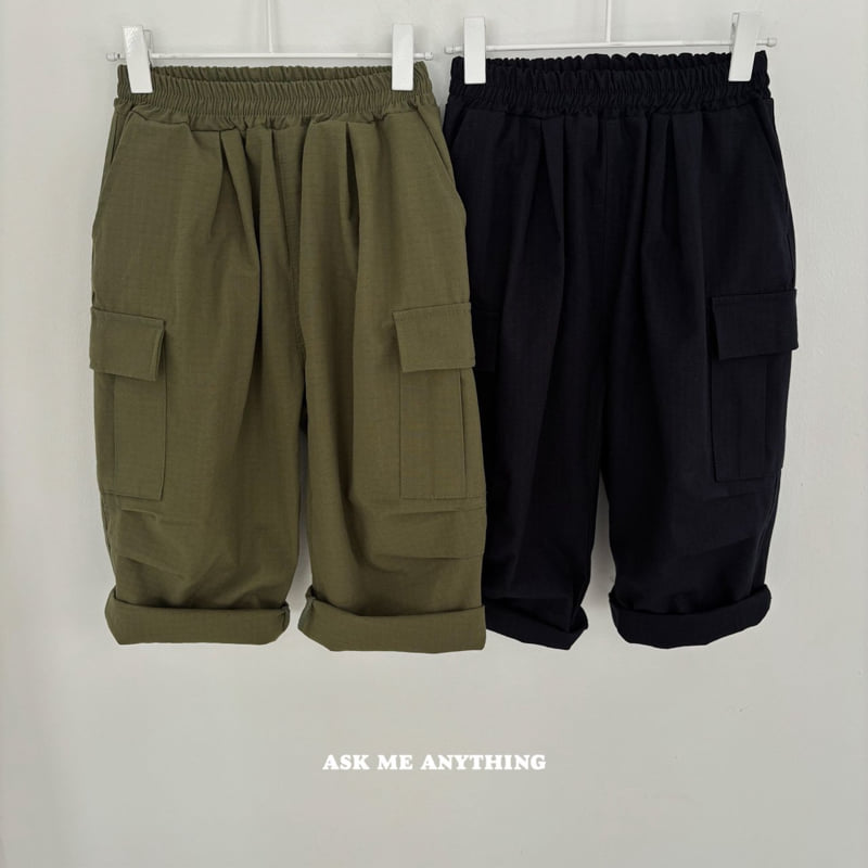 Ask Me Anything - Korean Children Fashion - #childrensboutique - Solid Cargo Pants