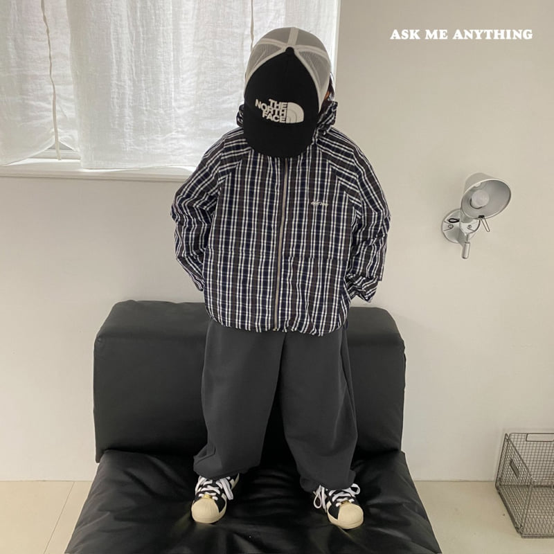 Ask Me Anything - Korean Children Fashion - #designkidswear - Crew Windbreaker Jumper - 11