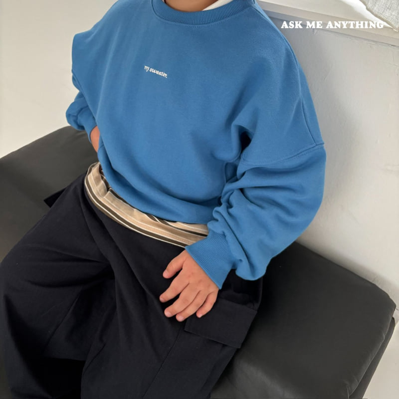 Ask Me Anything - Korean Children Fashion - #discoveringself - Solid Cargo Pants - 3