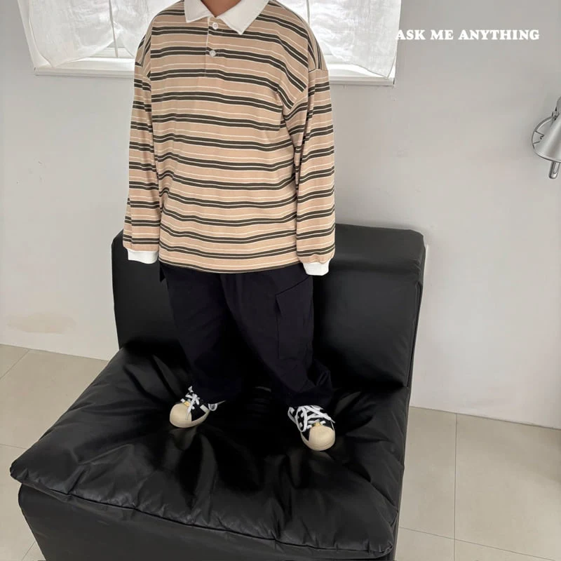 Ask Me Anything - Korean Children Fashion - #fashionkids - Mood Collar Tee - 4