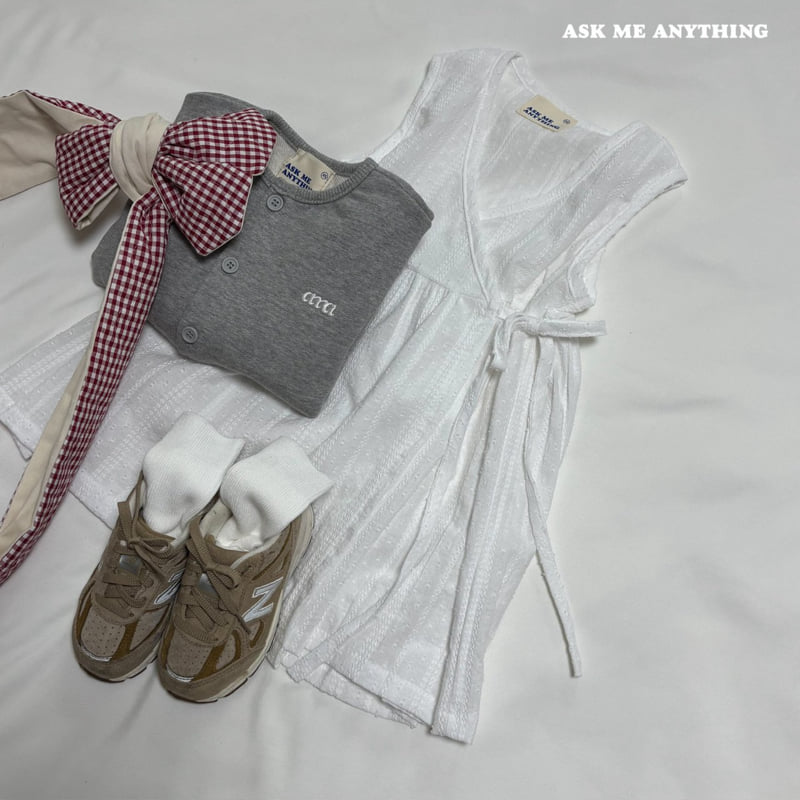 Ask Me Anything - Korean Children Fashion - #kidsshorts - Wannabe Sweat Cardigan - 9