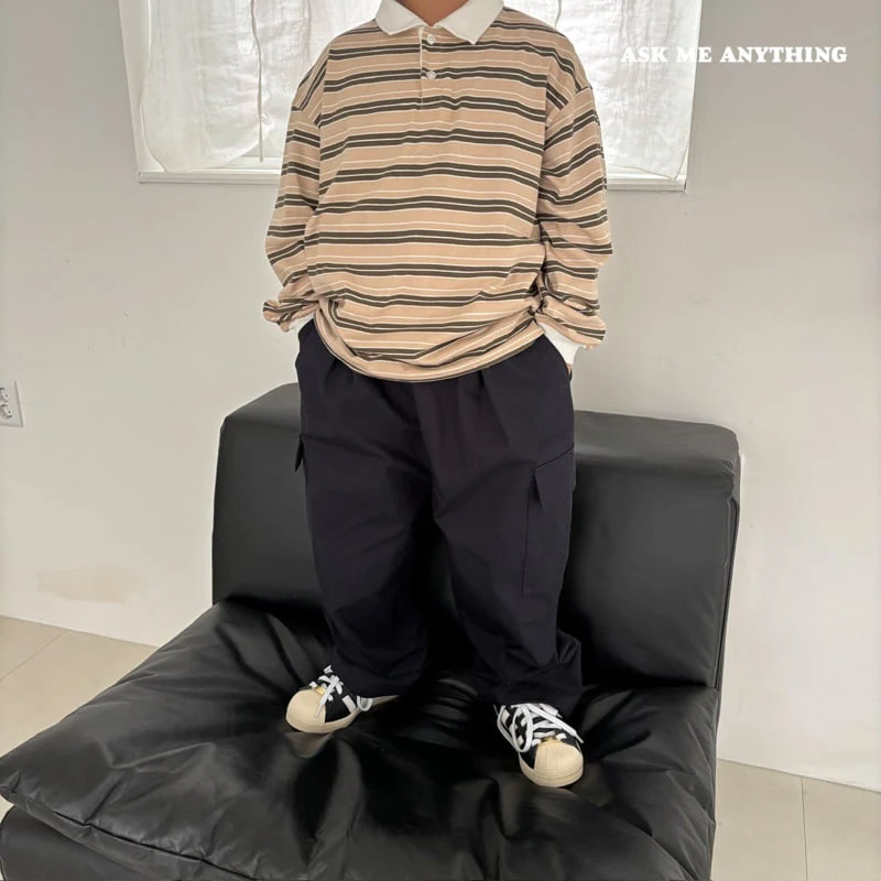 Ask Me Anything - Korean Children Fashion - #kidsstore - Mood Collar Tee - 5