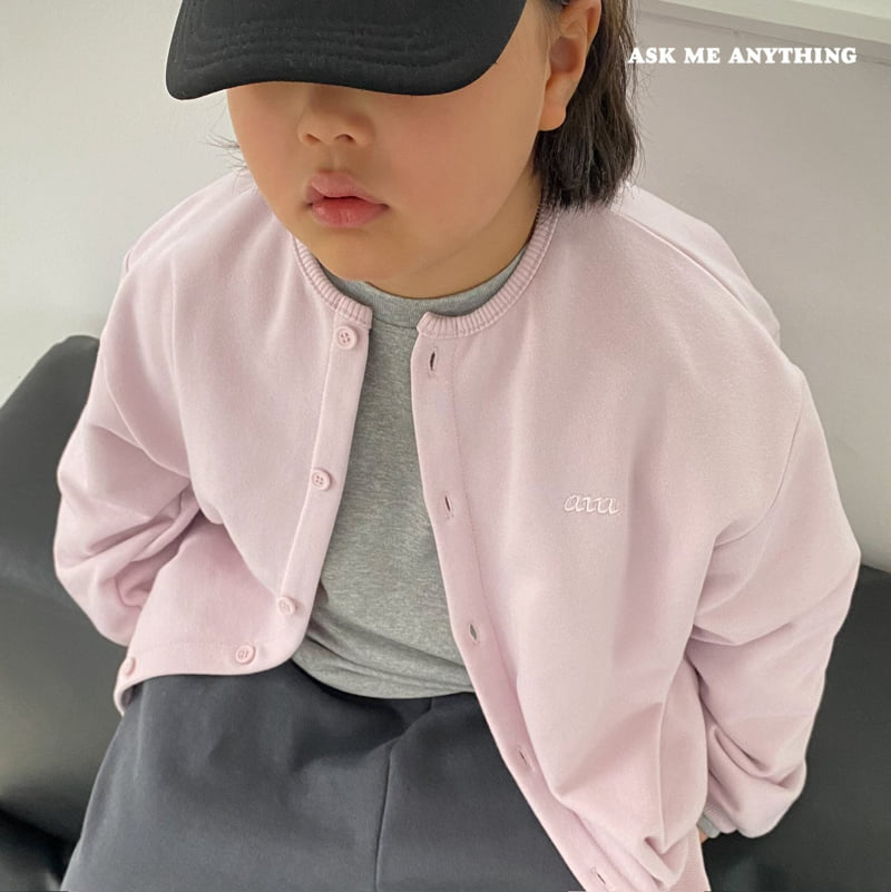 Ask Me Anything - Korean Children Fashion - #kidsstore - Wannabe Sweat Cardigan - 10