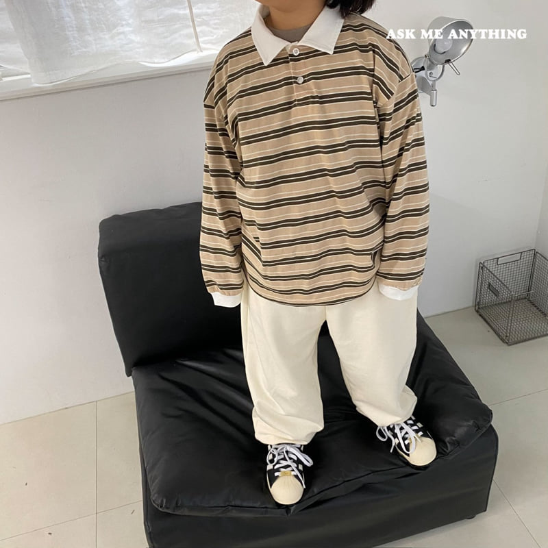 Ask Me Anything - Korean Children Fashion - #littlefashionista - Mood Collar Tee - 8