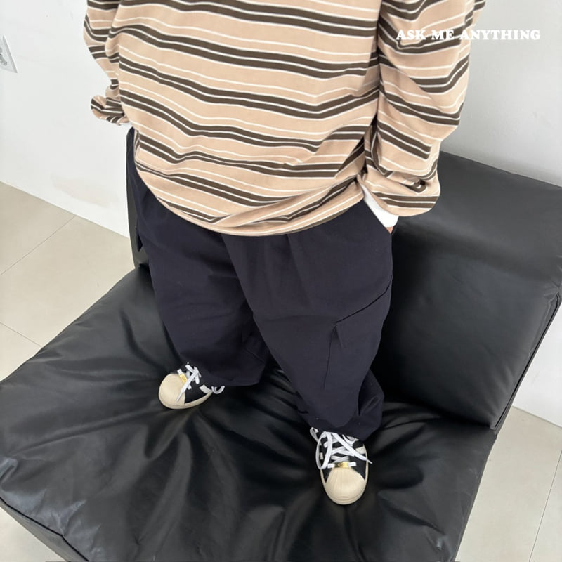 Ask Me Anything - Korean Children Fashion - #littlefashionista - Solid Cargo Pants - 9