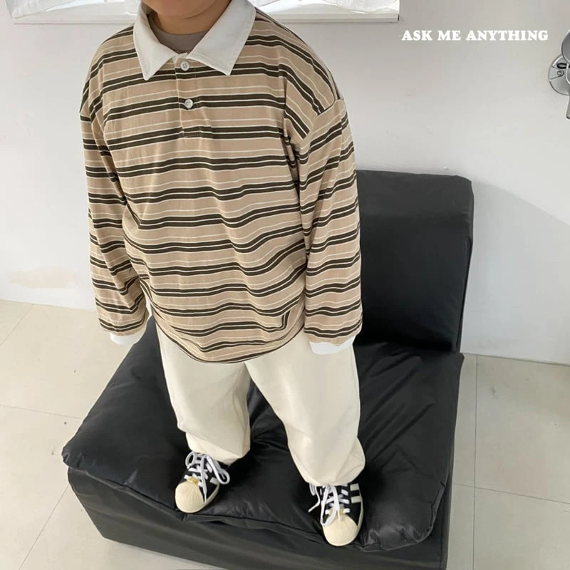 Ask Me Anything - Korean Children Fashion - #magicofchildhood - Mood Collar Tee - 9