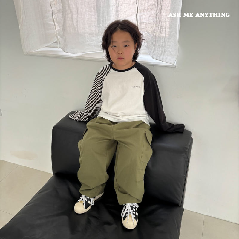 Ask Me Anything - Korean Children Fashion - #minifashionista - Solid Cargo Pants - 11