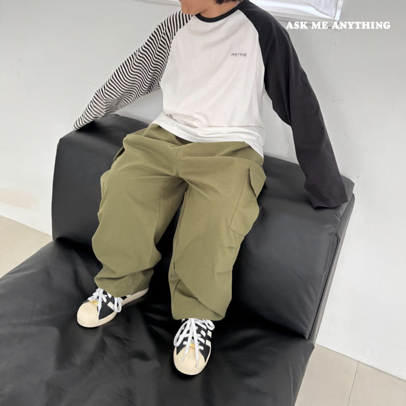 Ask Me Anything - Korean Children Fashion - #prettylittlegirls - Solid Cargo Pants - 12