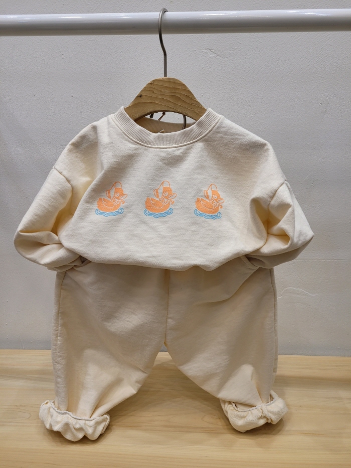 Atree - Korean Baby Fashion - #babyoutfit - Duck Set - 9