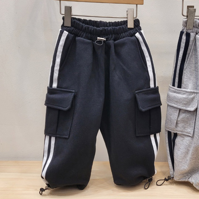 Atree - Korean Women Fashion - #momslook - 2-line Cargo Pants - 2
