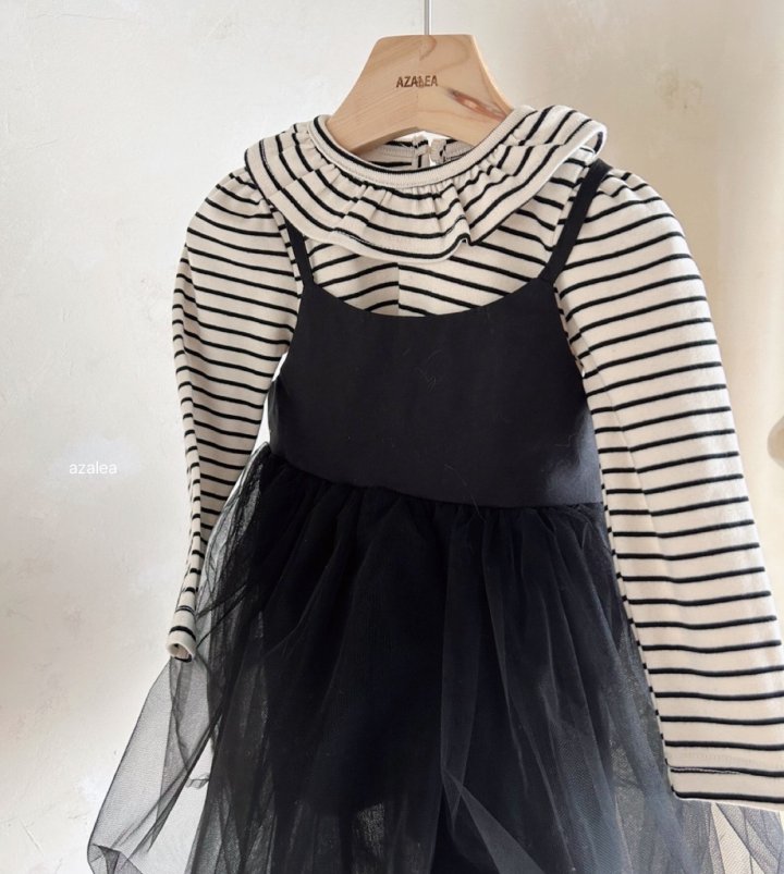 Azalea - Korean Children Fashion - #stylishchildhood - Jay Stripe Tee - 4