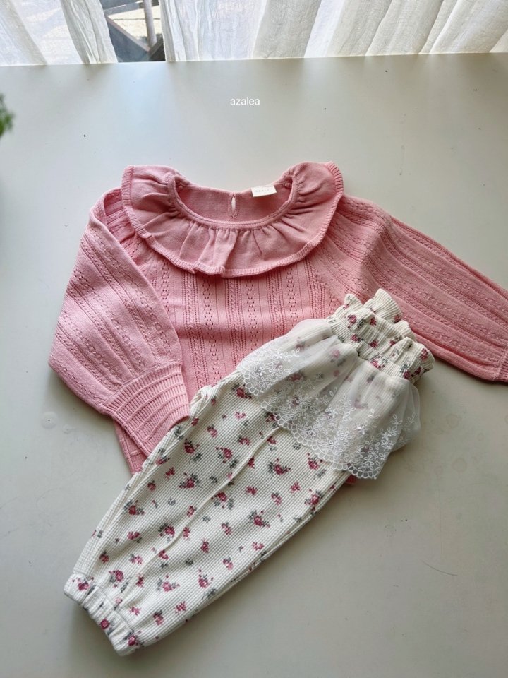 Azalea - Korean Children Fashion - #childofig - Blossom Jogger Pants - 8