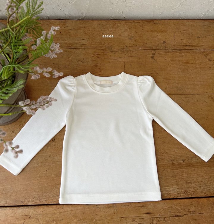 Azalea - Korean Children Fashion - #discoveringself - Basic Shirring Tee - 3