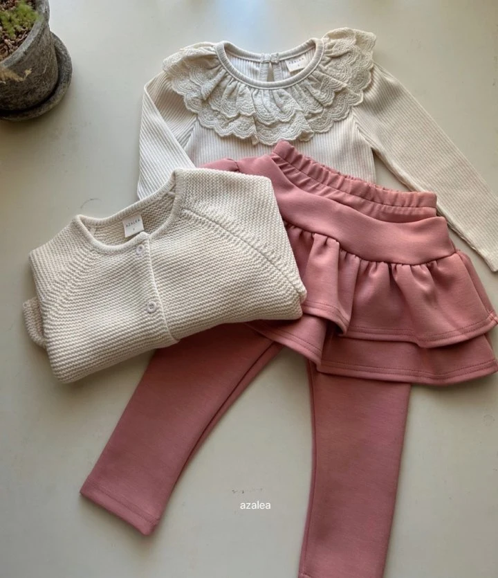 Azalea - Korean Children Fashion - #fashionkids - Jelly Cancan Skirt Leggings - 7