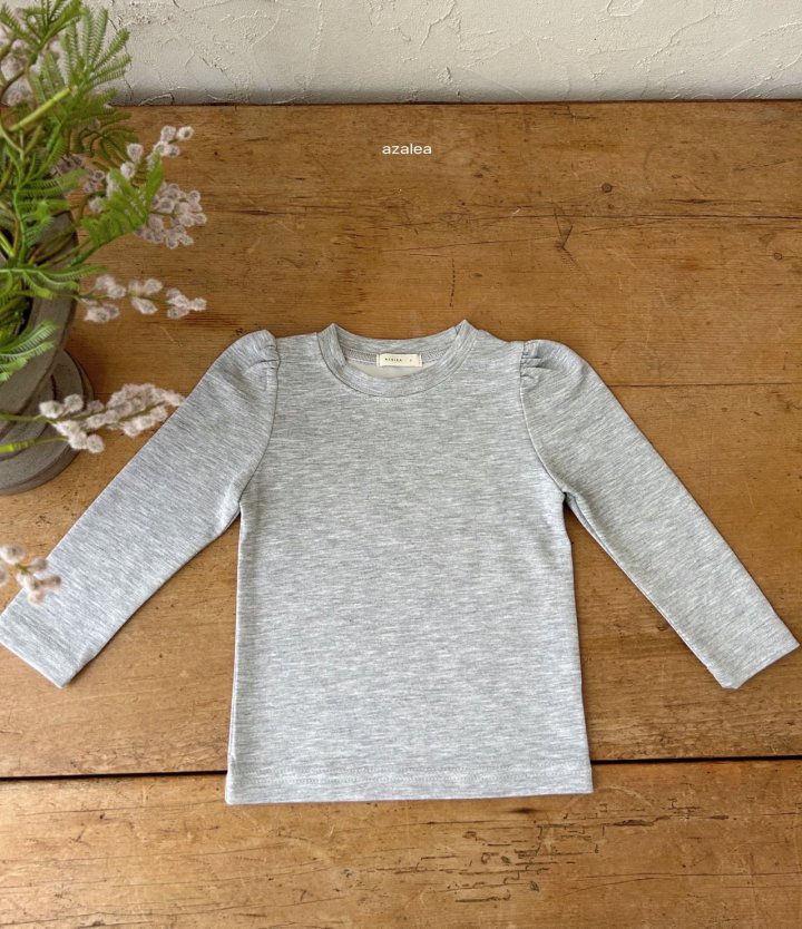 Azalea - Korean Children Fashion - #kidsshorts - Basic Shirring Tee - 5