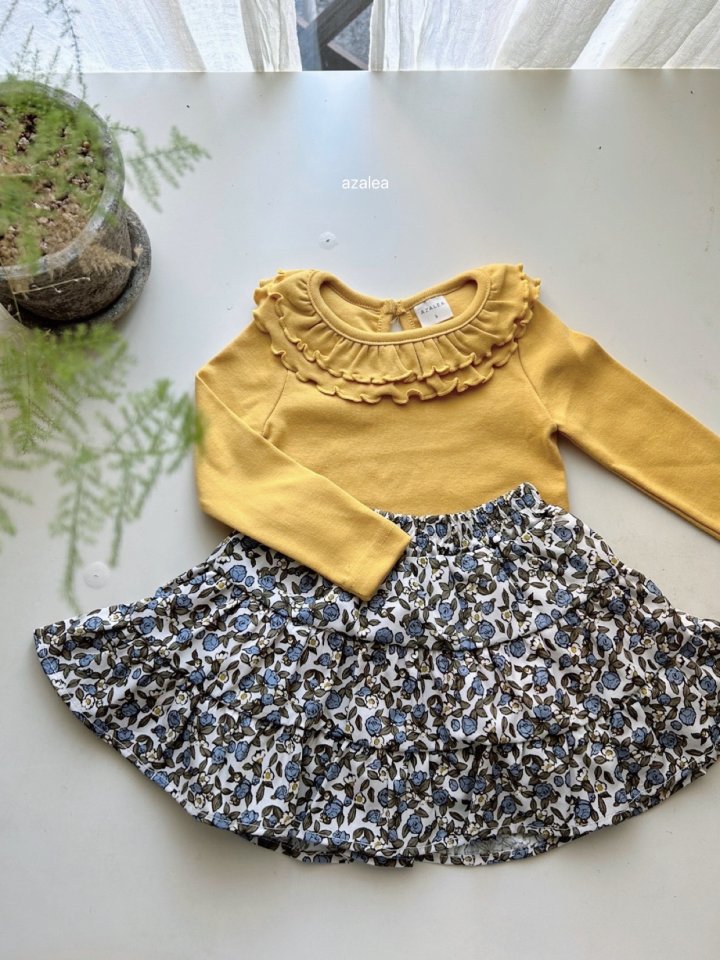 Azalea - Korean Children Fashion - #kidsshorts - Saint Frill Tee - 3