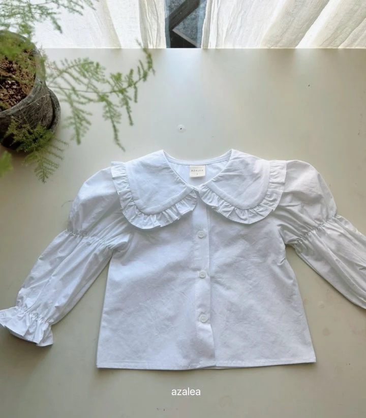Azalea - Korean Children Fashion - #kidsshorts - Doyu Frill Shirt