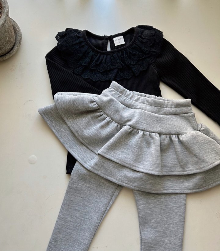 Azalea - Korean Children Fashion - #kidzfashiontrend - Jelly Cancan Skirt Leggings - 10