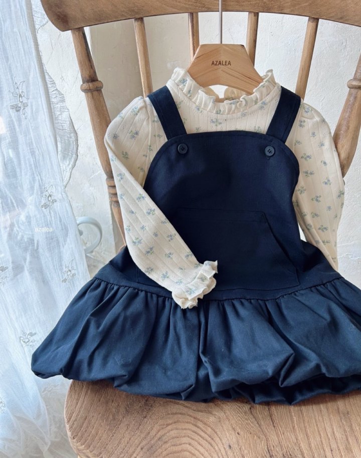 Azalea - Korean Children Fashion - #kidzfashiontrend - Flower Frill Tee - 6