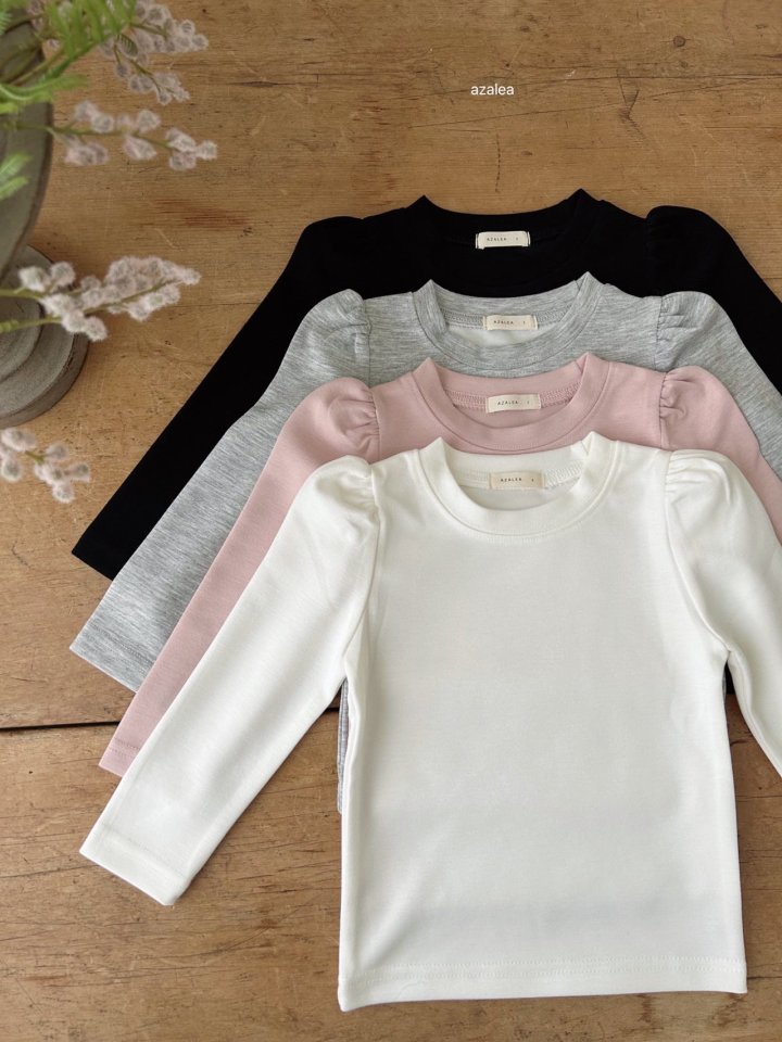 Azalea - Korean Children Fashion - #littlefashionista - Basic Shirring Tee - 9